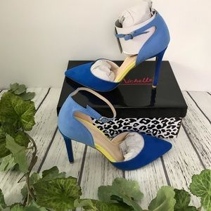 Anne Michelle Color-Block Pumps